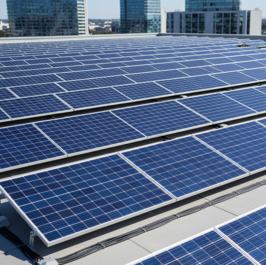 Centrale solaire Subsol en milieu urbain
